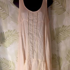 Flowy Peach Summer Dress